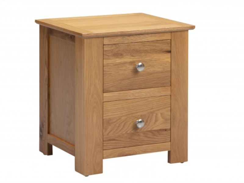 Flintshire Glynne Light Oak Bedside