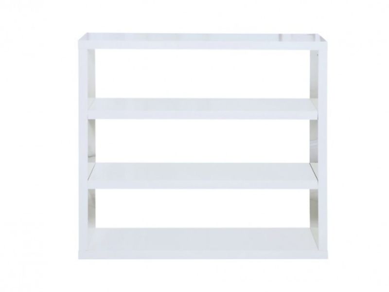 LPD Puro Bookcase In White Gloss
