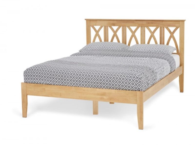 Serene Autumn 4ft6 Double Wooden Bed Frame In Honey Oak