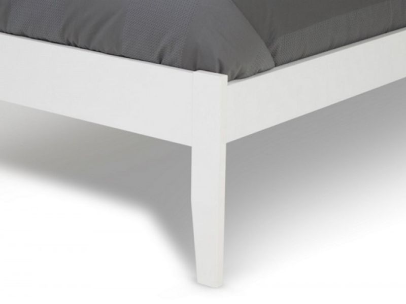 Serene Autumn 4ft Small Double Wooden Bed Frame In Opal White