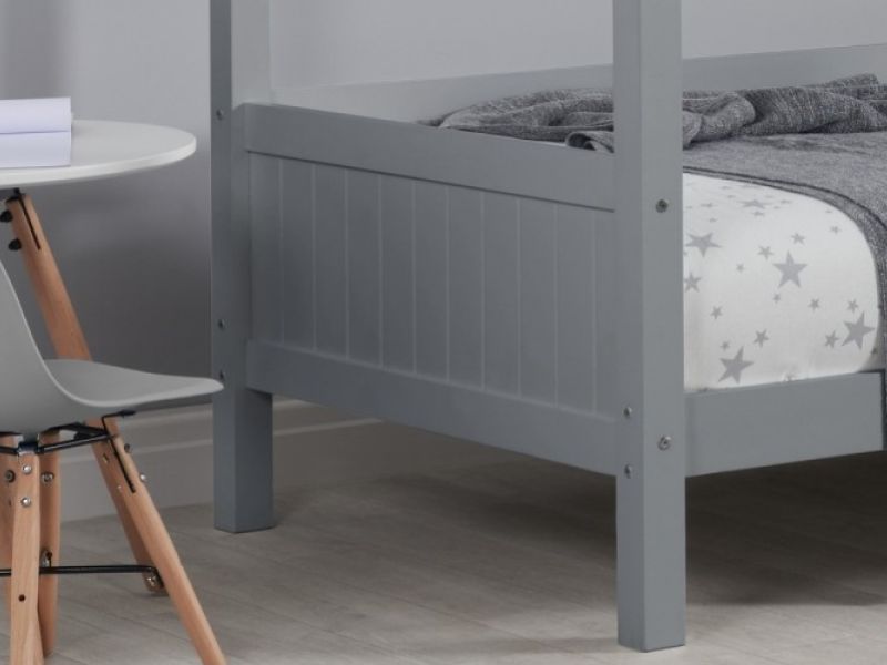 Birlea Home 3ft Single Grey Wooden Bed Frame