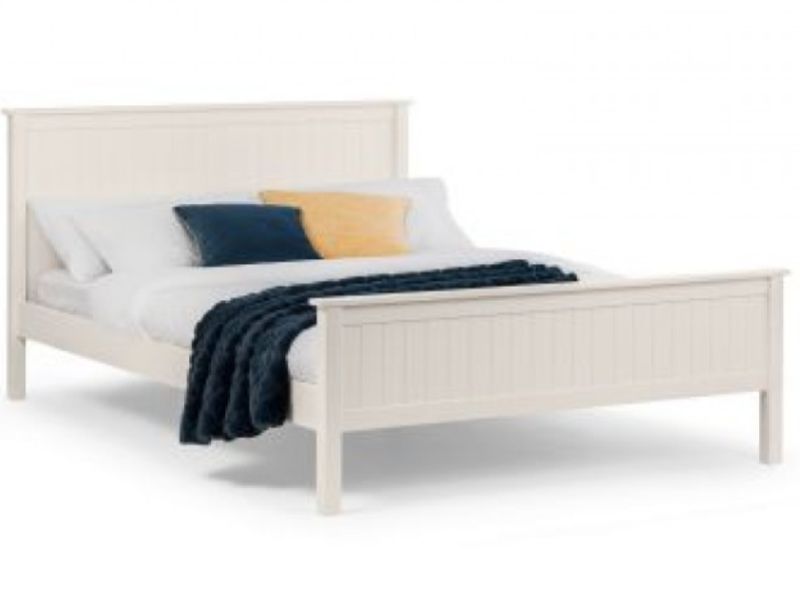 Julian Bowen Maine 3ft Single Surf White Wooden Bed Frame