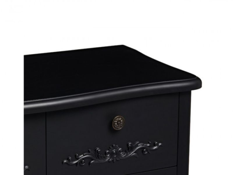 LPD Antoinette 3 Plus 2 Drawer Chest In Black