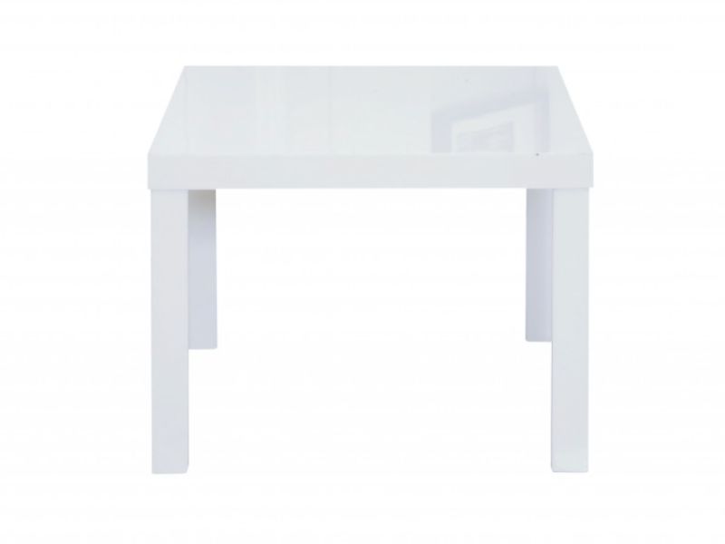 LPD Puro Side Table In White Gloss