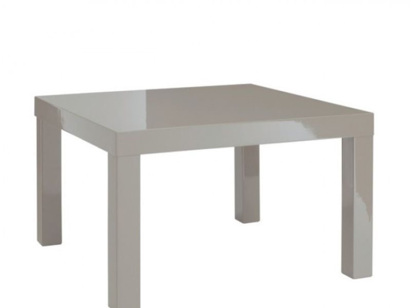 LPD Puro Side Table In Stone Gloss