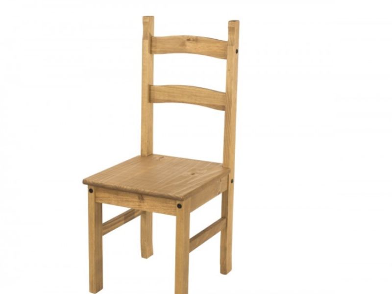 Core Corona Pair Of Pine Dining Chairs