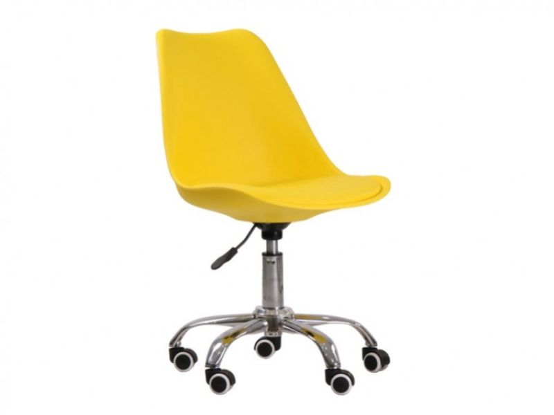 LPD Orsen Swivel Office Chair In Yellow