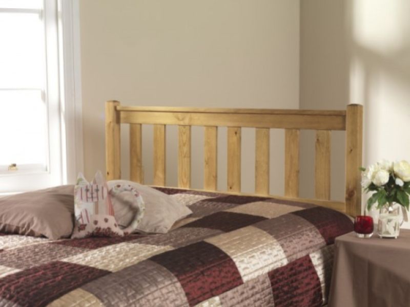 Friendship Mill Shaker 4ft6 Double Pine Wooden Headboard