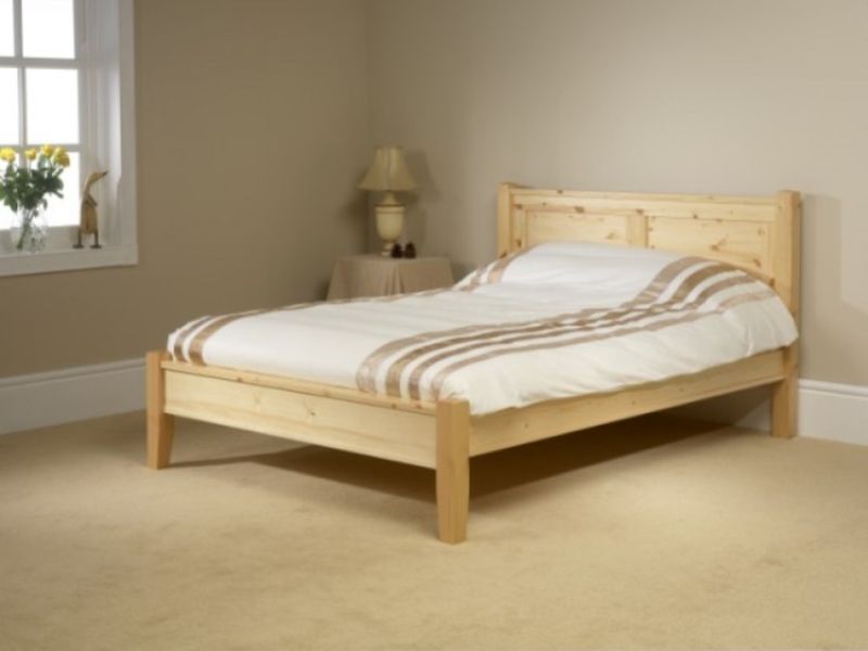 Friendship Mill Coniston Low Foot End 5ft Kingsize Pine Wooden Bed Frame