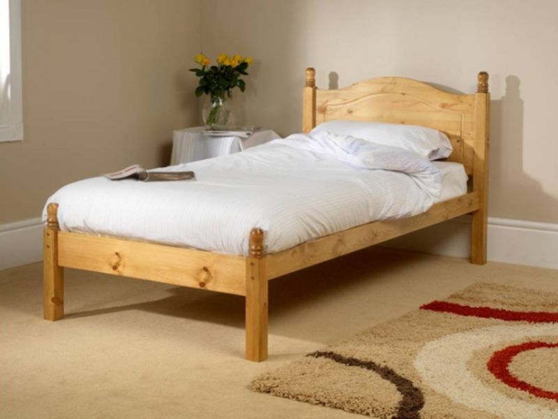 STORE CLEARANCE Friendship Mill Orlando Low Foot End 2ft6 Small Single Pine Wooden Bed