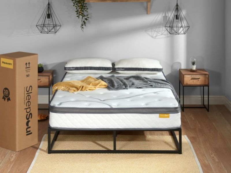 Birlea Sleepsoul Heaven 1000 Pocket And Coolgel Pillow Top 3ft Single Mattress BUNDLE DEAL