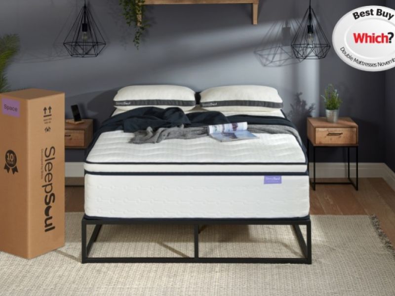 Birlea Sleepsoul Space 2000 Pocket And Memory Foam Box Top 3ft Single Mattress