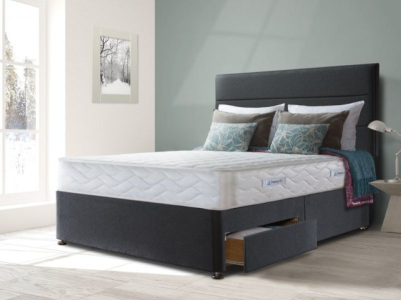 Sealy Pearl Deluxe 3ft6 Large Single Divan Bed
