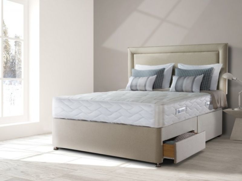 Sealy Pearl Elite 3ft6 Large Single Divan Bed