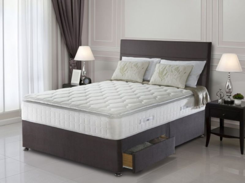 Sealy Nostromo Latex 1400 Pocket 4ft6 Double Divan Bed