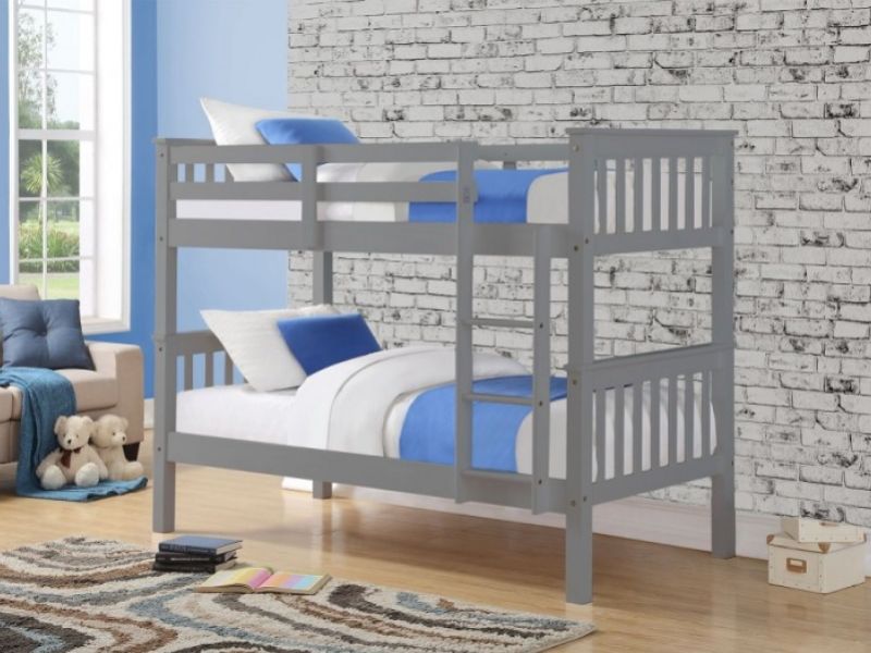 Sweet Dreams Casper Bunk Bed In Grey