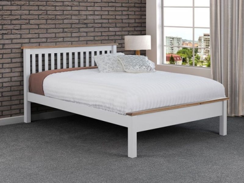 Sweet Dreams Newman 4ft Small Double White Wooden Bed Frame