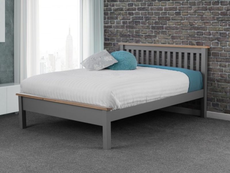 Sweet Dreams Newman 5ft Kingsize Grey Wooden Bed Frame