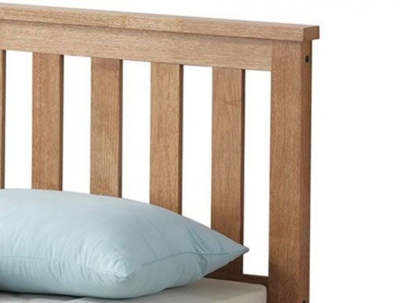 Sweet Dreams Conrad 3ft Single Oak Finish Wooden Bed Frame