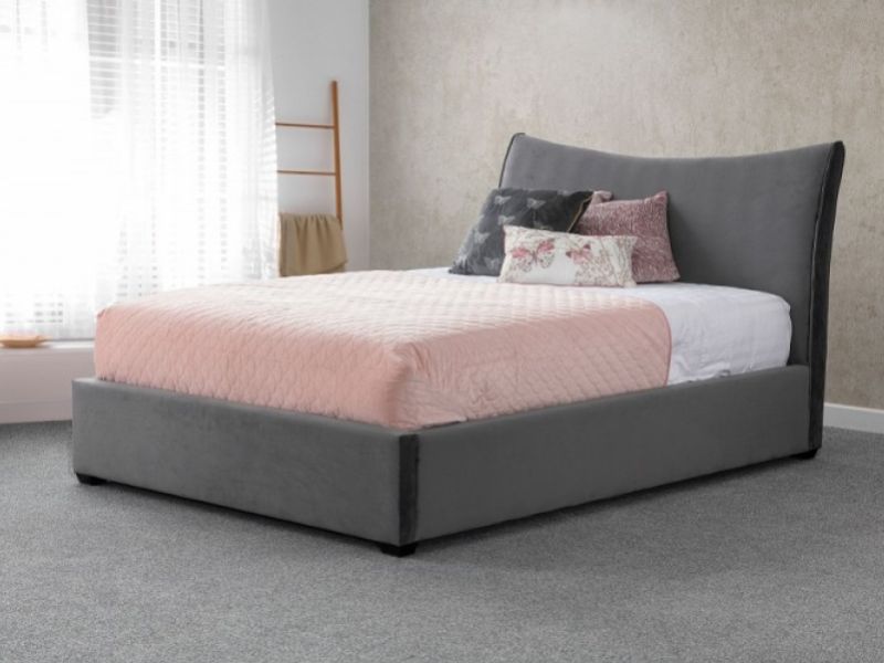 Sweet Dreams Poppy 5ft Kingsize Fabric Bed Frame (Choice Of Colours)