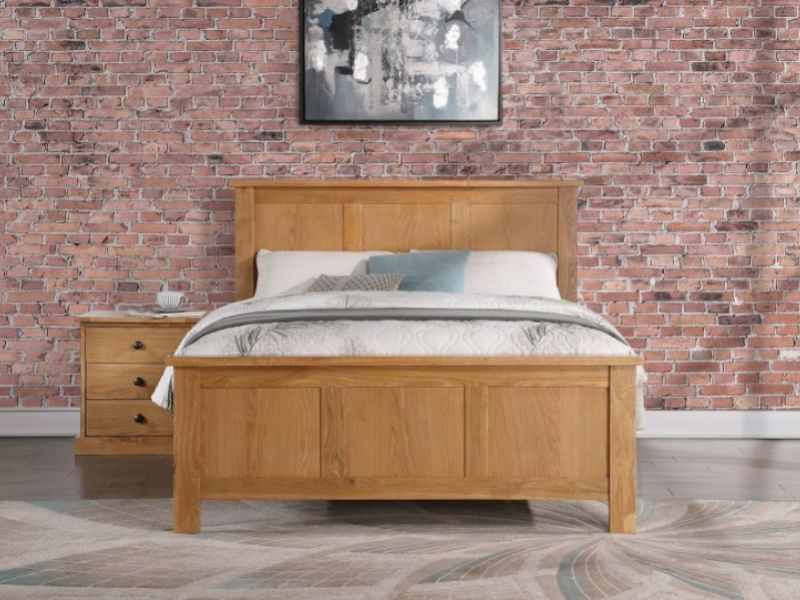 Sweet Dreams Kelly 5ft Kingsize Oak Finish Bed Frame