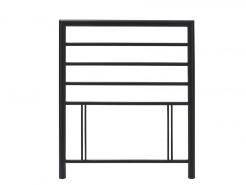 Bentley Designs Urban 3ft Single Matt Black Metal Headboard