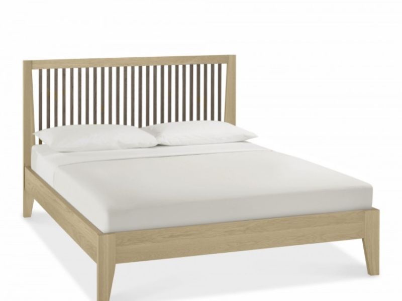 Bentley Designs Rimini Oak 4ft6 Double Wooden Bed Frame