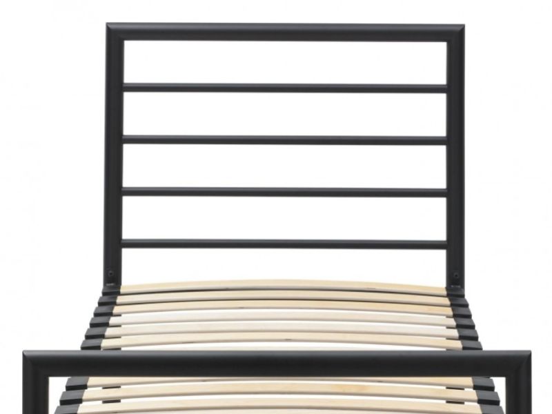 Bentley Designs Urban 3ft Single Matt Black Metal Bed Frame