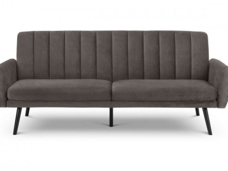 Julian Bowen Afina Sofa Bed In GreyVelvet