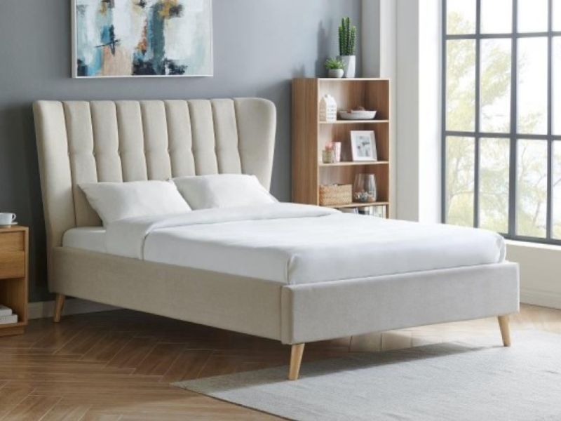 Limelight Tasya 5ft Kingsize Natural Fabric Bed Frame