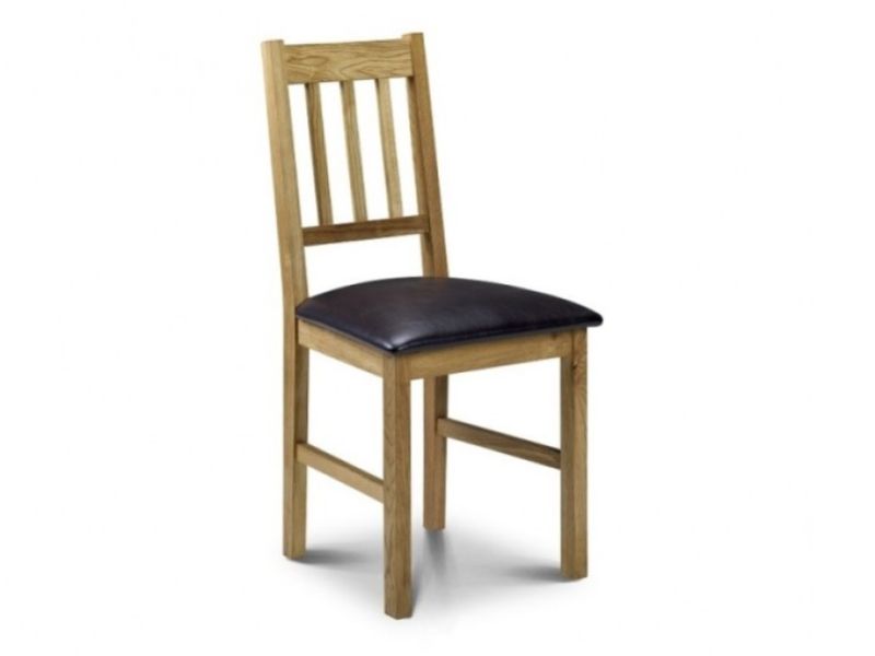 Julian Bowen Coxmoor Chair in American White Oak