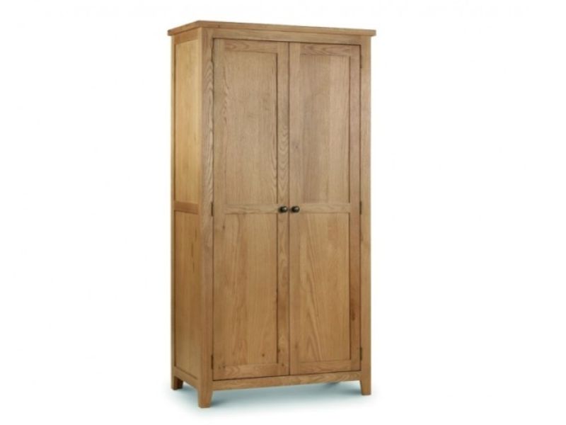 Julian Bowen Marlborough American Oak 2 Door Wardrobe