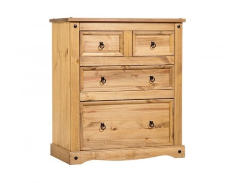 Core Corona Pine 2 + 2  Drawer Chest