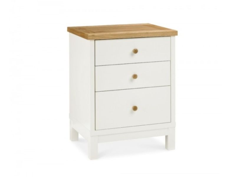 Bentley Designs Atlanta 2 Tone 3 Drawer Nightstand