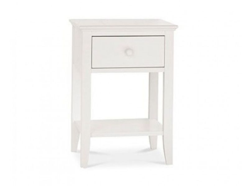 Bentley Designs Ashby White 1 Drawer Bedside