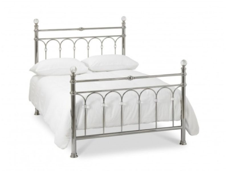 Bentley Designs Krystal 4ft6 Double, Shabby Chic Double Bed Frame Uk