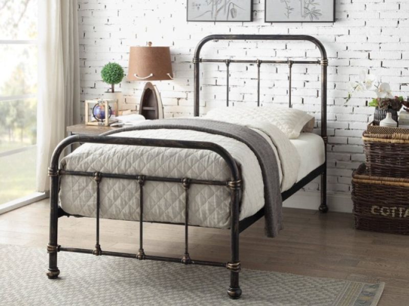 Sleep Design Burford 3ft Single Rustic, Victorian King Size Bed Frame