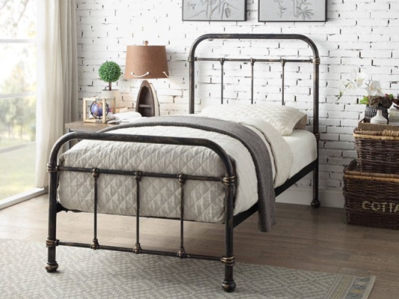 Sleep Design Burford 3ft Single Rustic Metal Bed Frame By Sleep Design Burford 3ft Single Rustic, Victorian King Size Bed Frame