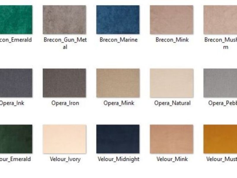 Serene Kingston 5ft Kingsize Fabric Bed Frame (Choice Of Colours)