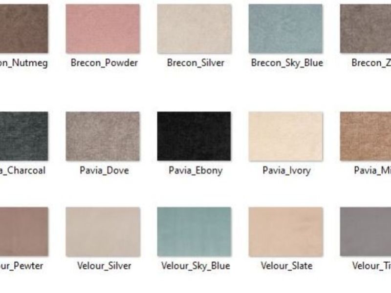 Serene Salisbury 6ft Super Kingsize Fabric Bed Frame (Choice Of Colours)