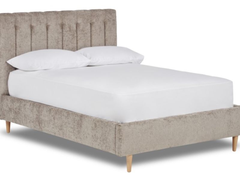 Serene Kingston 4ft Small Double Fabric Bed Frame (Choice Of Colours)