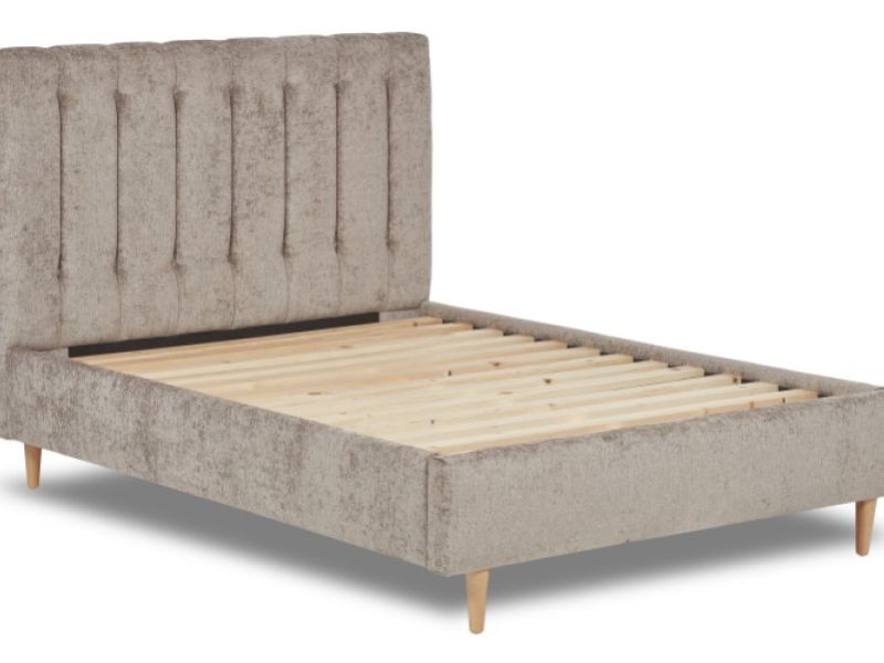 Serene Kingston 4ft Small Double Fabric Bed Frame (Choice Of Colours)