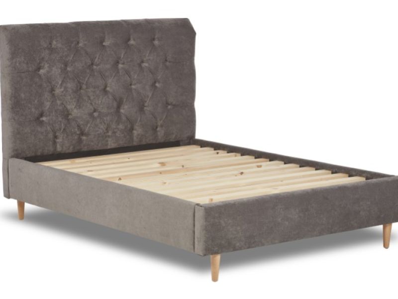 Serene Chester 5ft Kingsize Fabric Bed Frame (Choice Of Colours)
