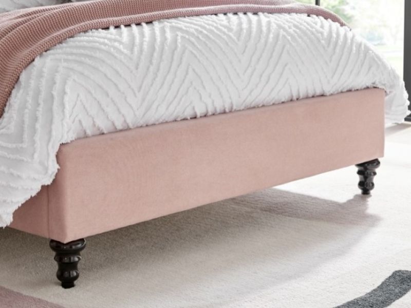 Limelight Rosa 5ft Kingsize Pink Fabric Bed Frame