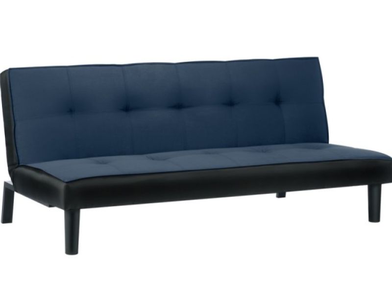 Birlea Aurora Midnight Blue Velvet Fabric Sofa Bed