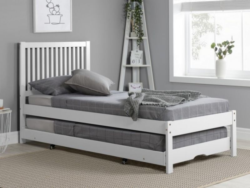 Birlea Buxton 3ft Single Wooden Guest Bed In White