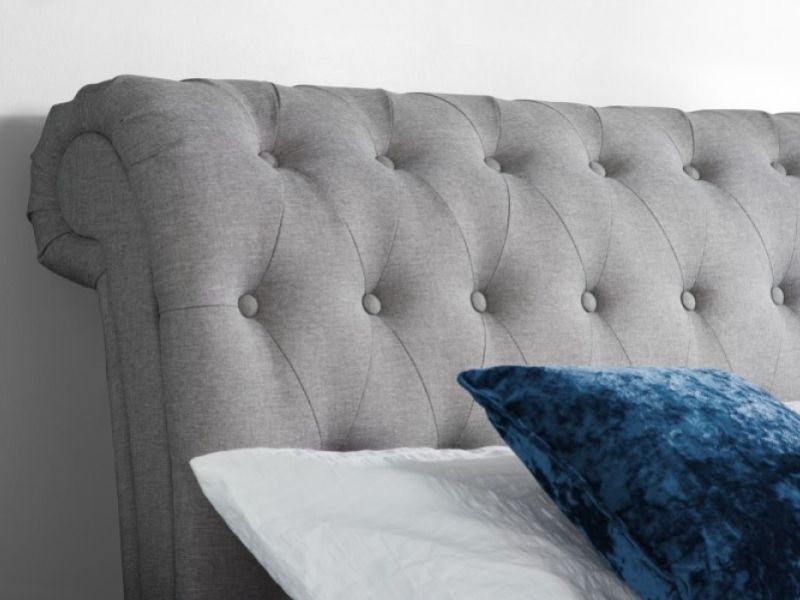 Birlea Castello 5ft Kingsize Grey Fabric Bed Frame