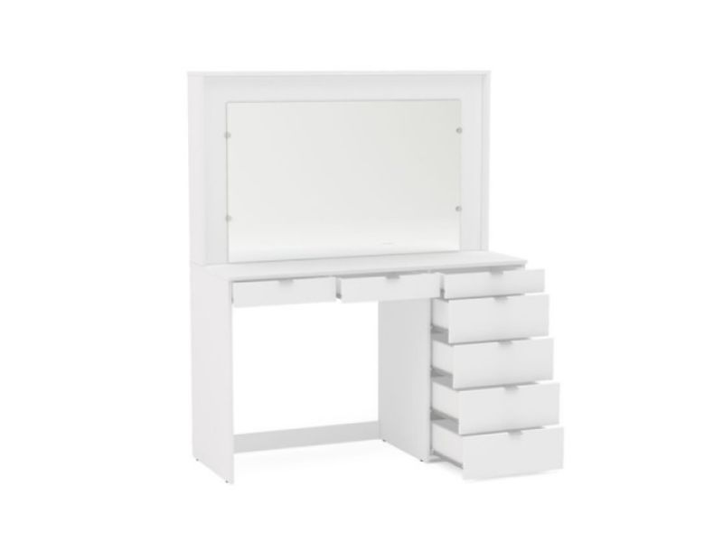 Birlea Chloe White Dressing Table With Mirror