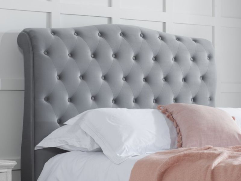 Birlea Colorado 6ft Super Kingsize Grey Fabric Bed Frame