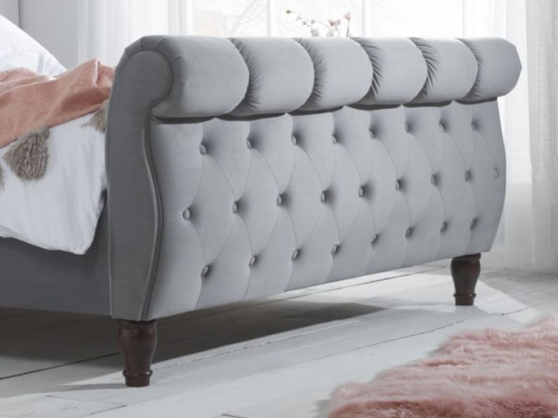 Birlea Colorado 6ft Super Kingsize Grey Fabric Bed Frame